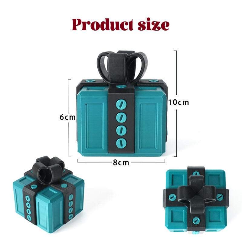 Annoying Gift Box Pop-Up Middle Finger Novelty Toy