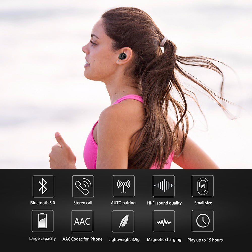 True Wireless Earbuds: 15-Hour Play, Pocket Case
