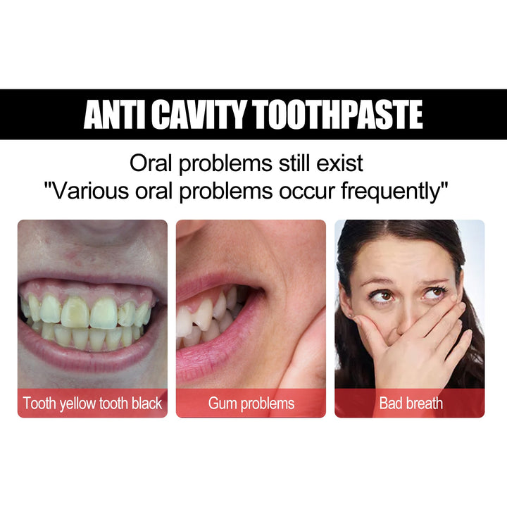 Anti-Cavity Toothpaste for Fresh Breath and Whiter Teeth
