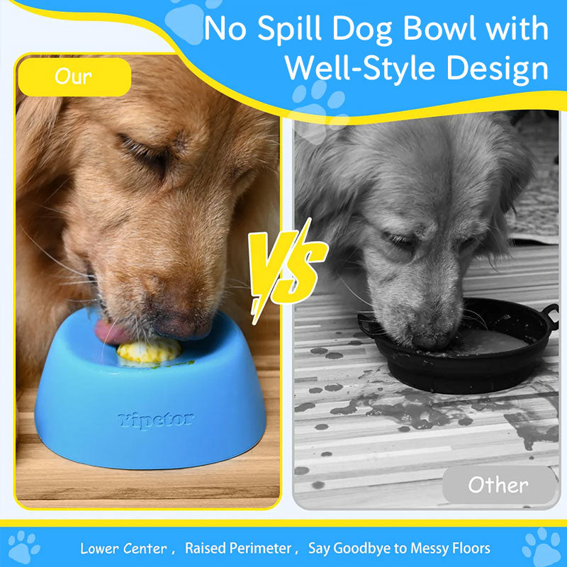 Anti-Choke Slow Feeder Dog Bowl for Safer Treat Time
