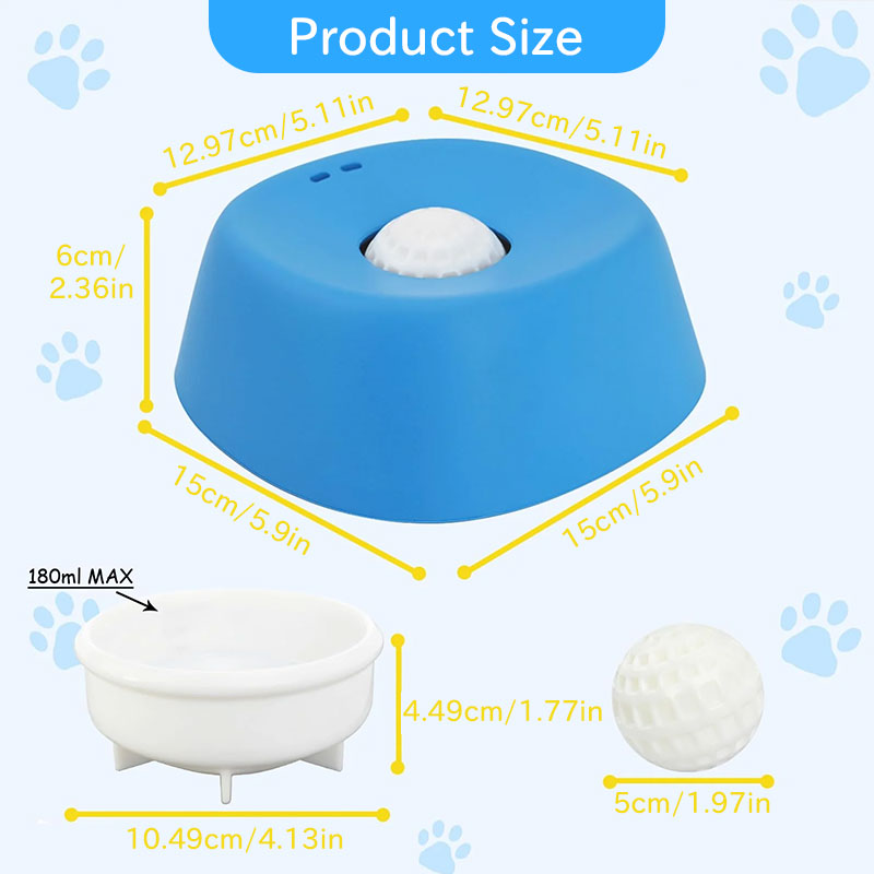 Anti-Choke Slow Feeder Dog Bowl for Safer Treat Time