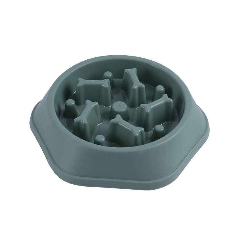 Slow Feeder Pet Bowl for Gobblers & Cleaner Mealtimes