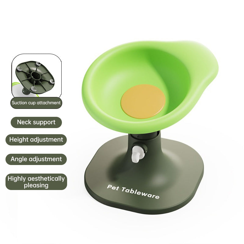 Adjustable Elevated Pet Bowl for Stable, Calm Feeding