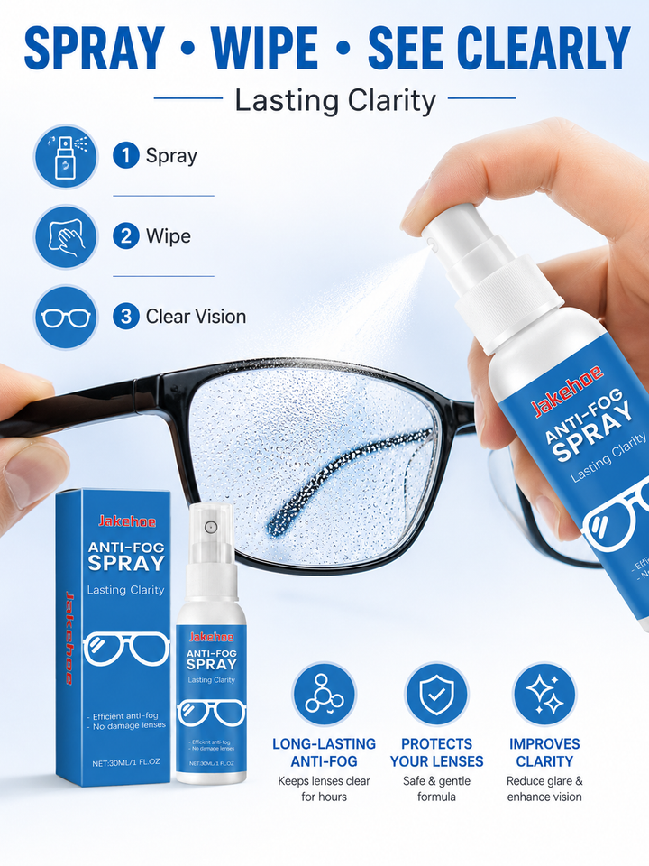 Anti‑Fog Spray for Glasses — Crystal‑Clear Vision in Seconds