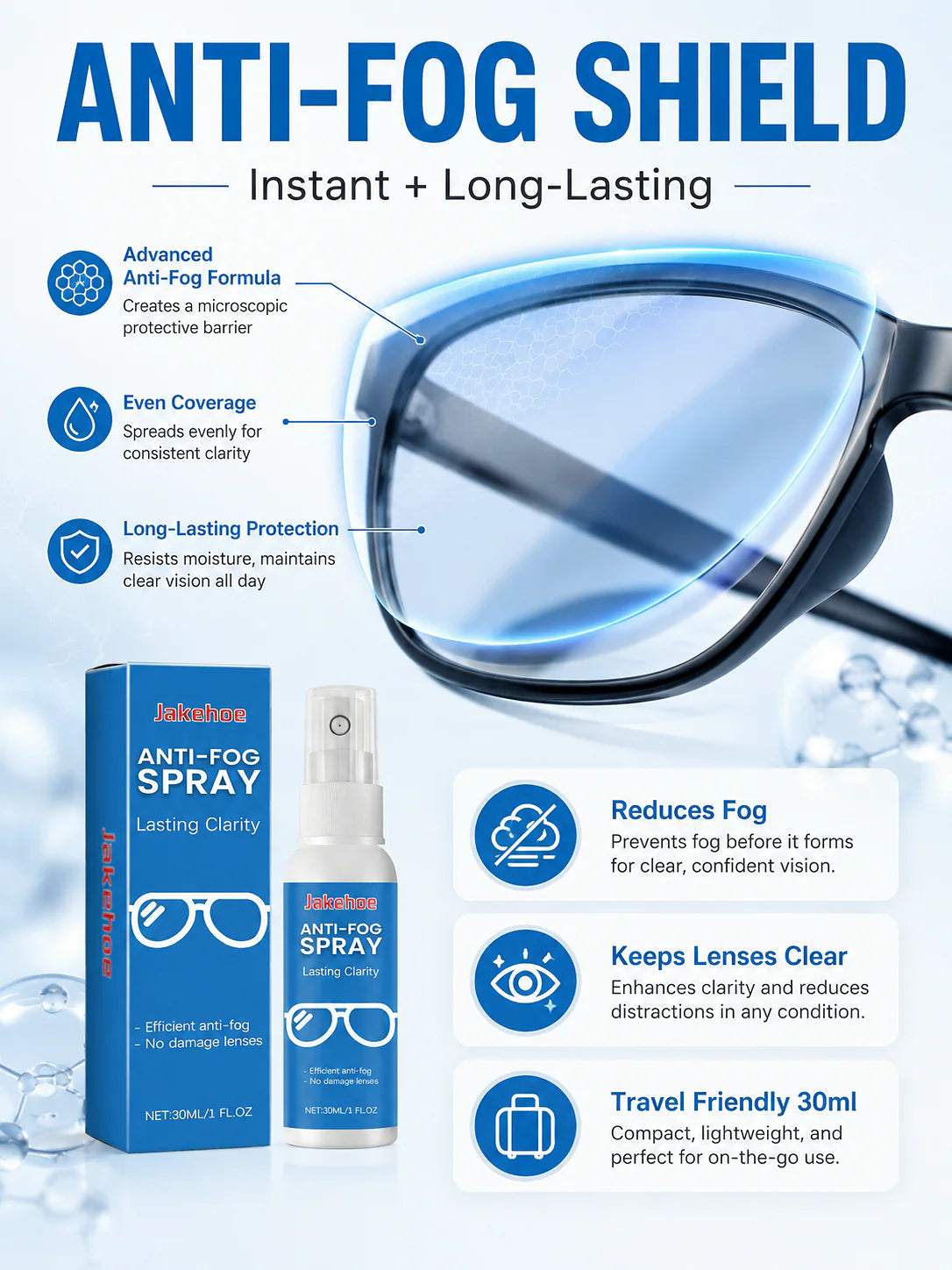 Anti‑Fog Spray for Glasses — Crystal‑Clear Vision in Seconds
