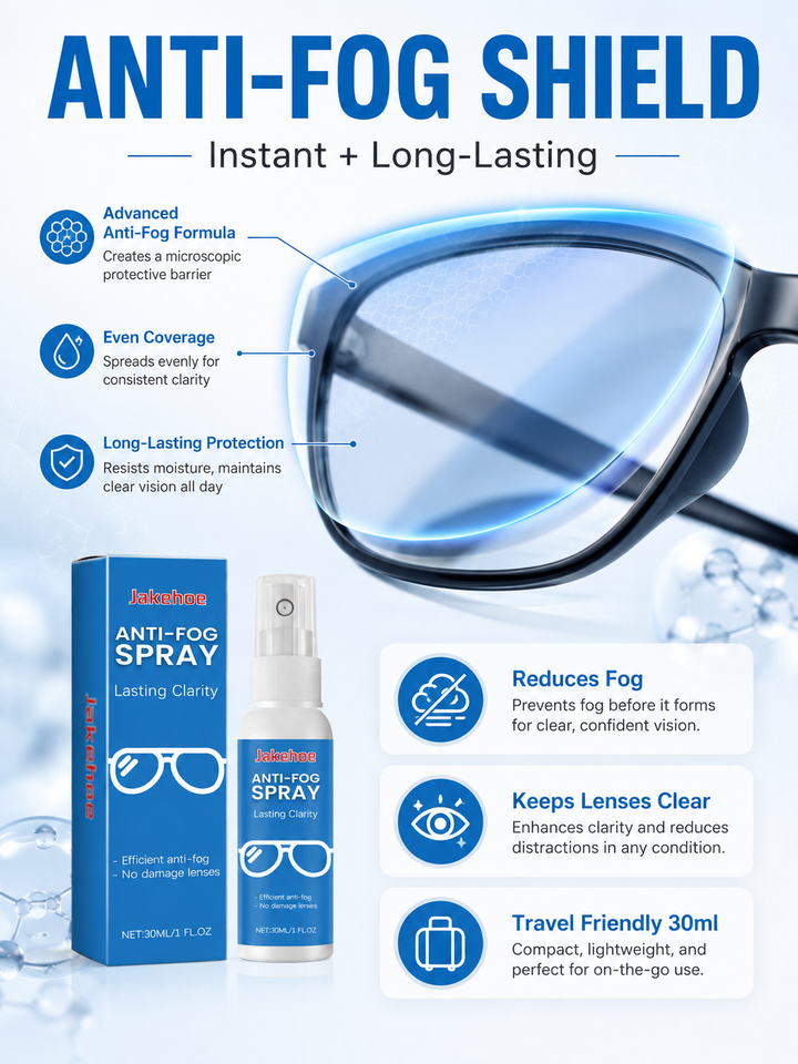 Anti‑Fog Spray for Glasses — Crystal‑Clear Vision in Seconds