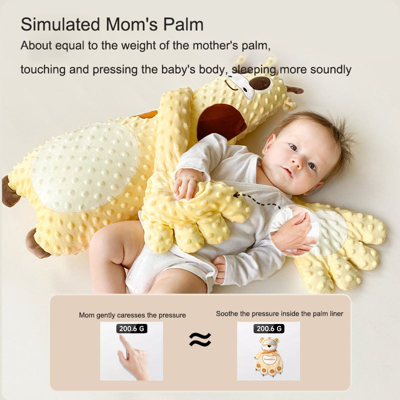 Baby Sleep Aid Plush Pillow for Calming Bedtime Comfort