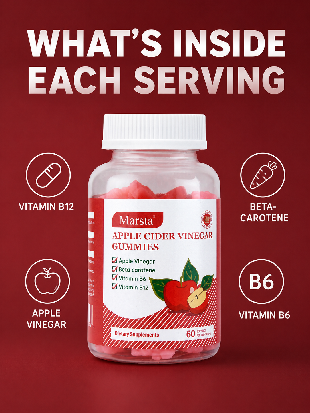 Apple Cider Vinegar Gummies – Digestive & Energy Support