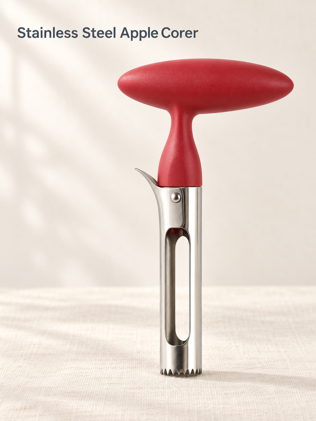 Stainless Steel Apple Corer That Removes Cores and Seeds