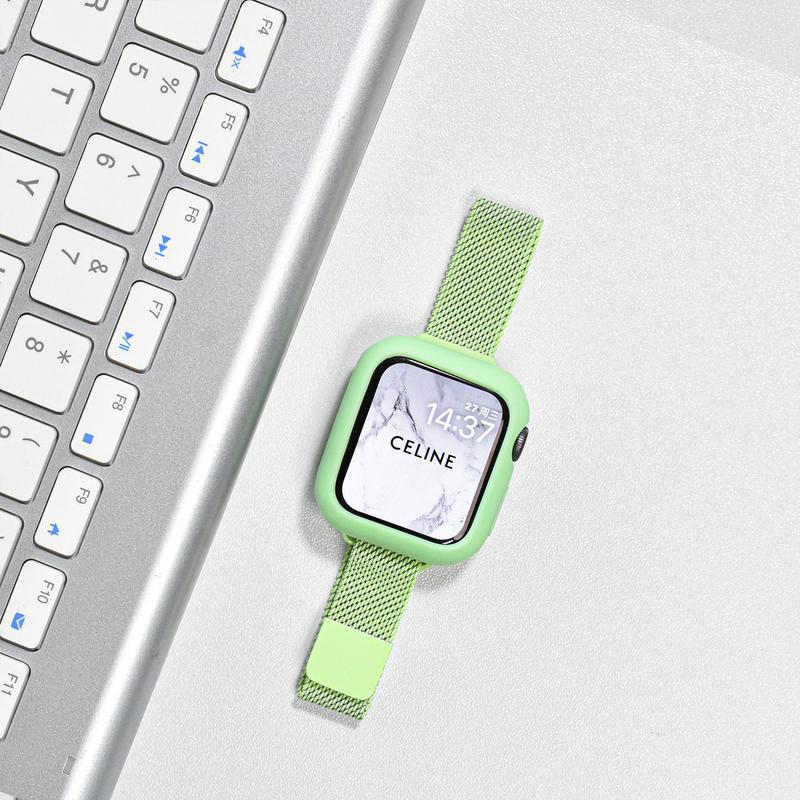 Milanese Loop Apple Watch Band, Slim Stainless Steel