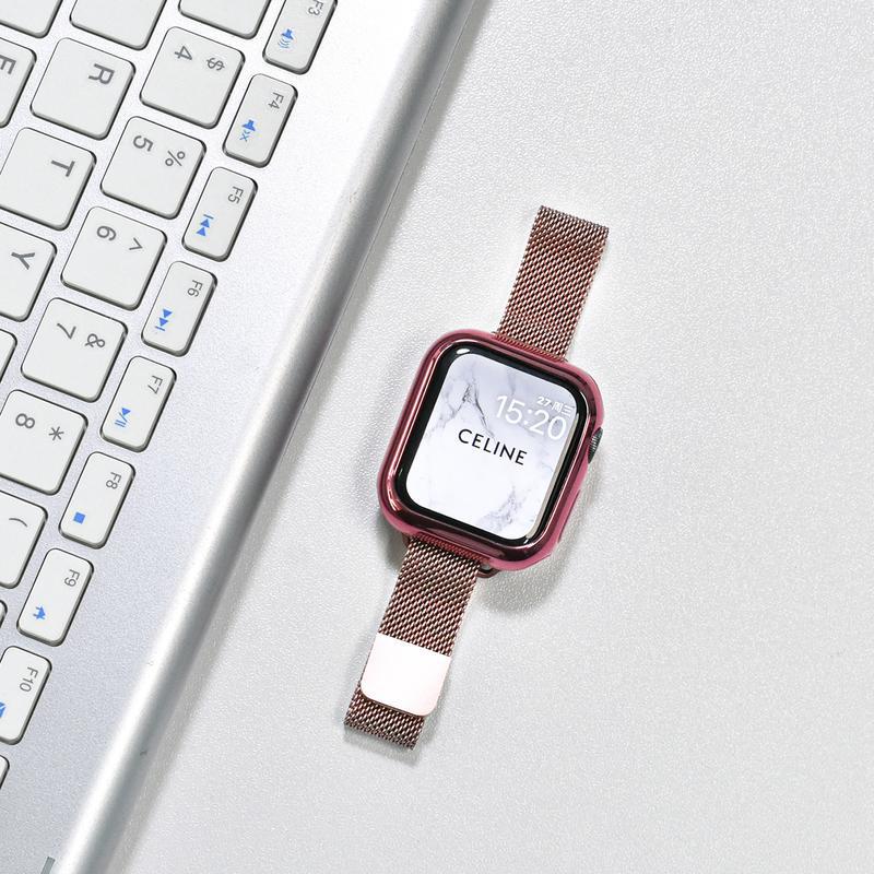 Milanese Loop Apple Watch Band, Slim Stainless Steel
