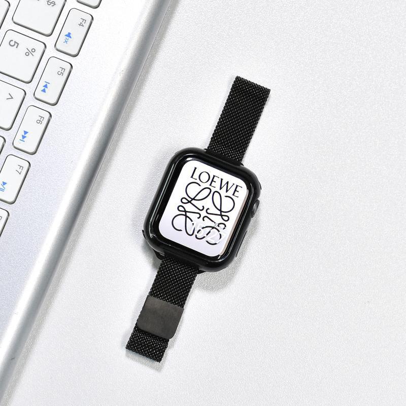 Milanese Loop Apple Watch Band, Slim Stainless Steel