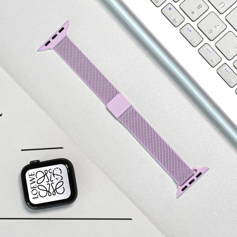 Milanese Loop Apple Watch Band, Slim Stainless Steel