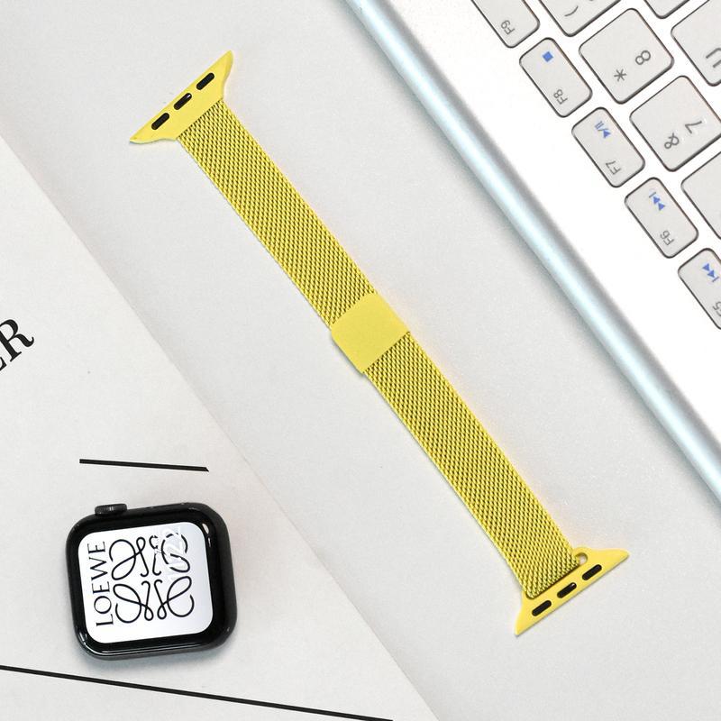 Milanese Loop Apple Watch Band, Slim Stainless Steel