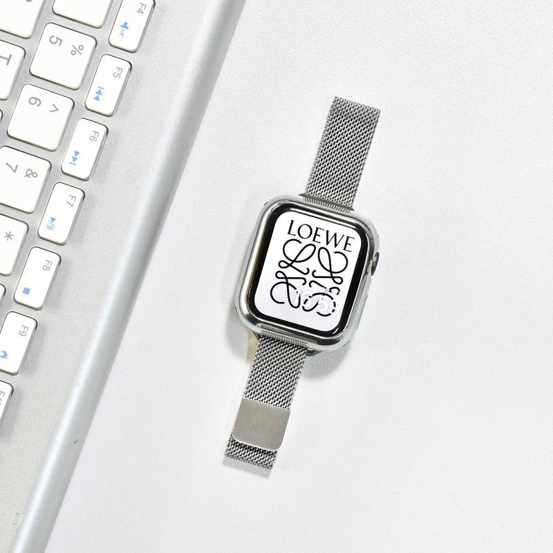 Milanese Loop Apple Watch Band, Slim Stainless Steel