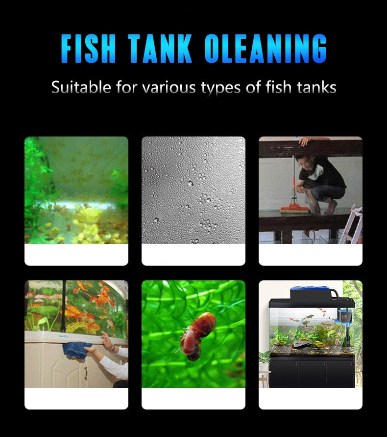 Magnetic Aquarium Glass Cleaner for Easy Algae Removal