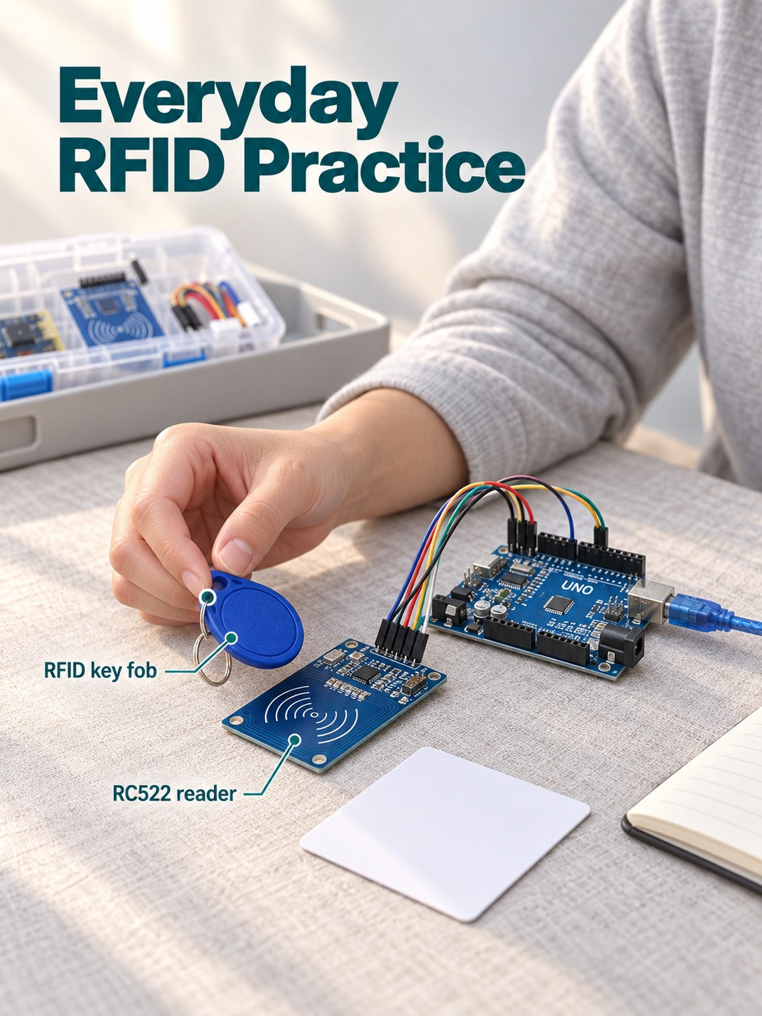 Arduino UNO R3 RFID Starter Kit with Learning Suite