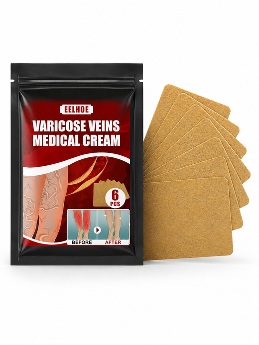 Varicose Vein Cream & Patches — Smoother Legs, Less Swelling