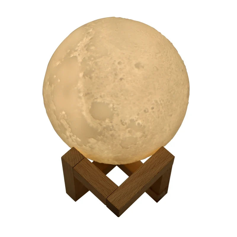 Moon Lamp Humidifier with Cool Mist and Night Light