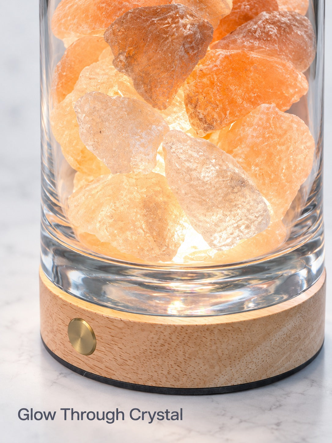 Aromatherapy Crystal Lamp: Flame-Free Room Scent Decor