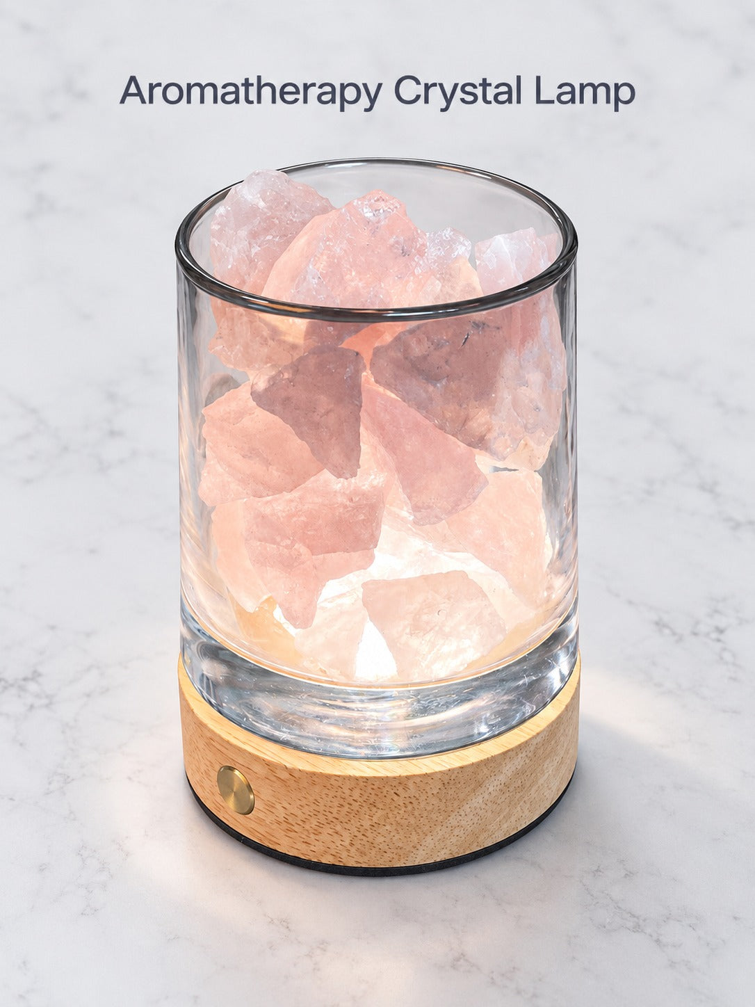 Aromatherapy Crystal Lamp: Flame-Free Room Scent Decor