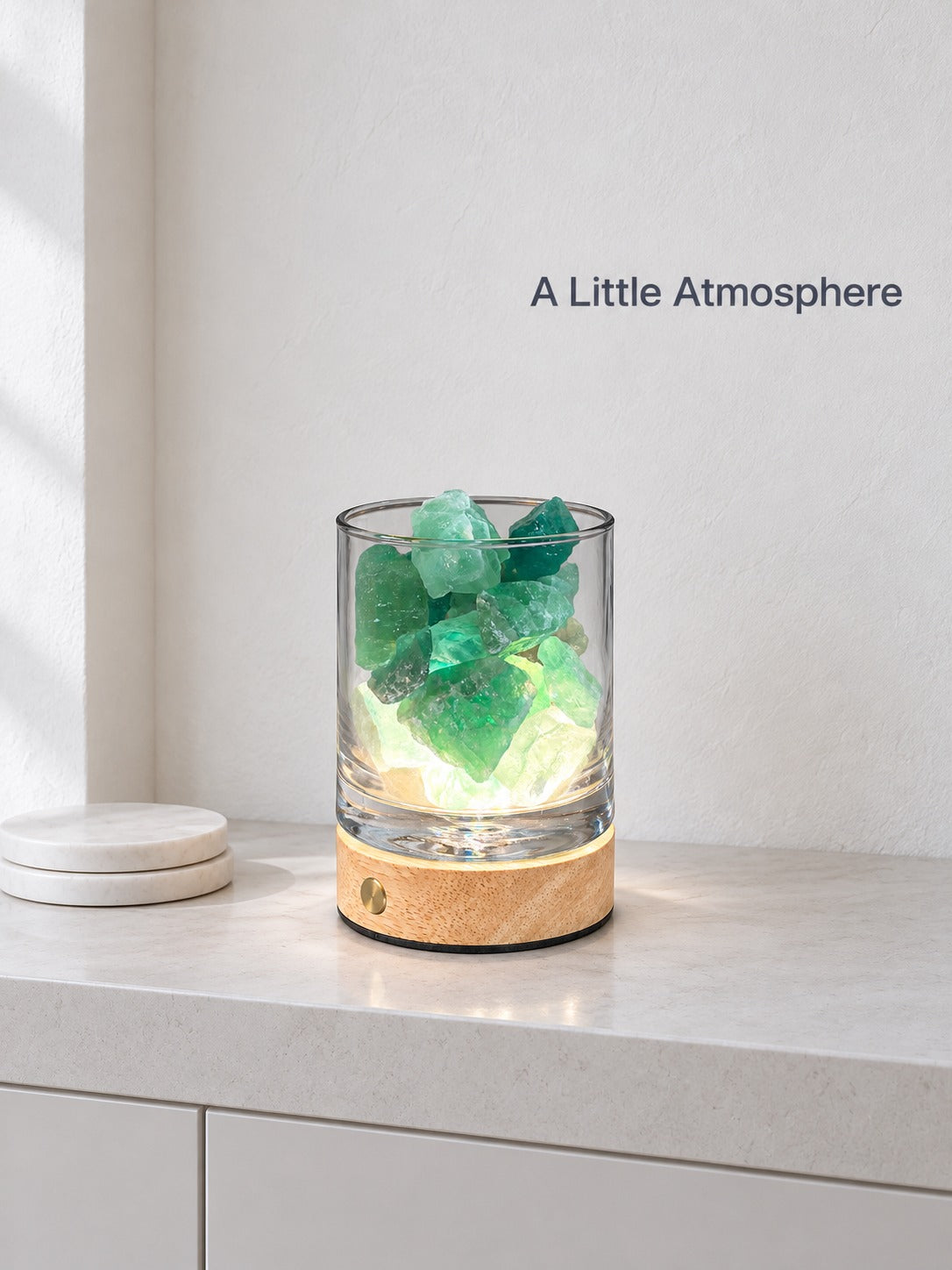 Aromatherapy Crystal Lamp: Flame-Free Room Scent Decor