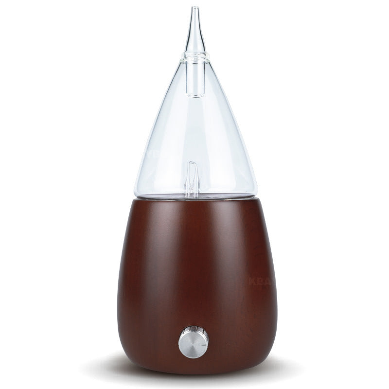 Solid Wood Aroma Diffuser with Cold Mist & LED Glow