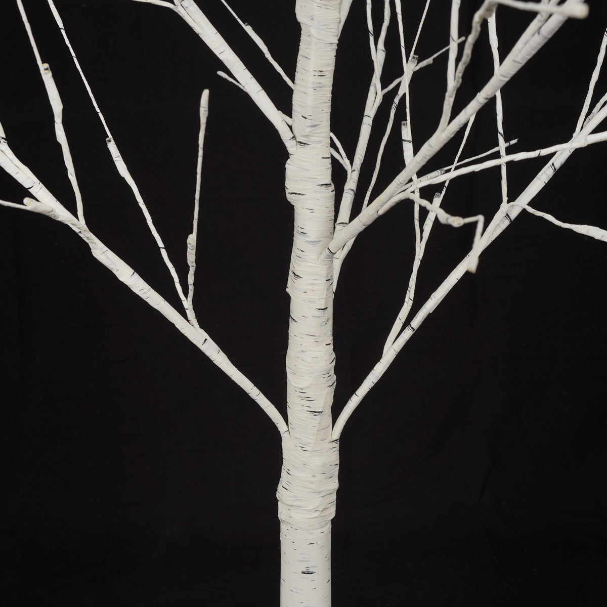 Artificial Birch Tree with Warm White LED Lighting
