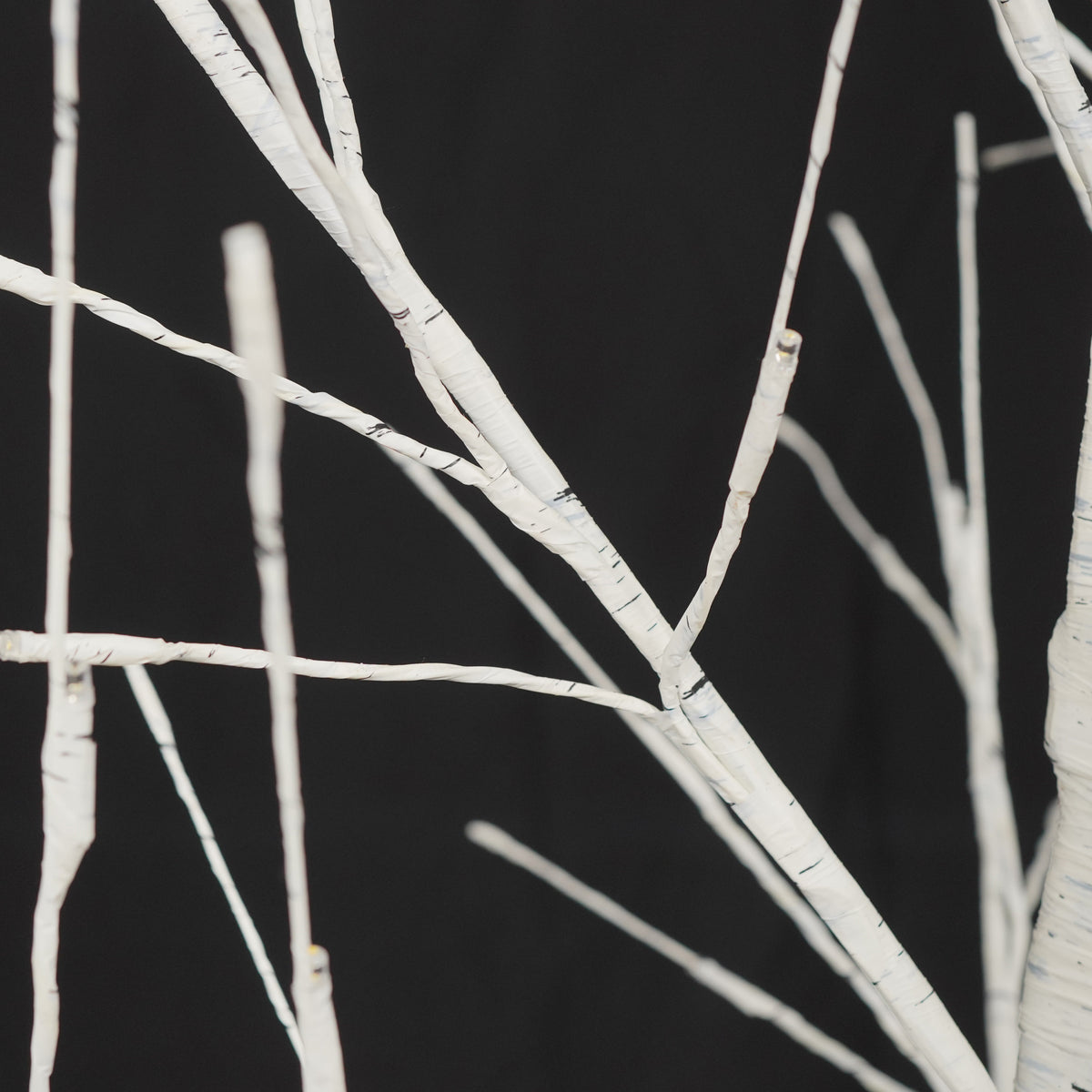 Artificial Birch Tree with Warm White LED Lighting
