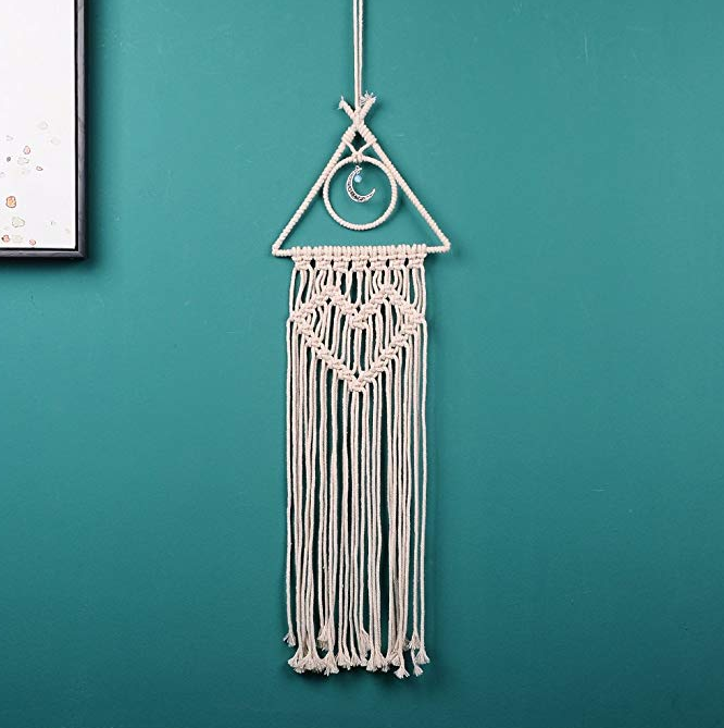 Macrame Wall Hanging Dreamcatcher for Warm Boho Rooms