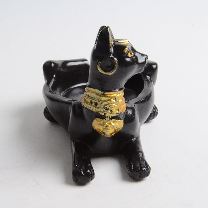 Egyptian Ashtray Ornament | Sculptural Desktop Decor