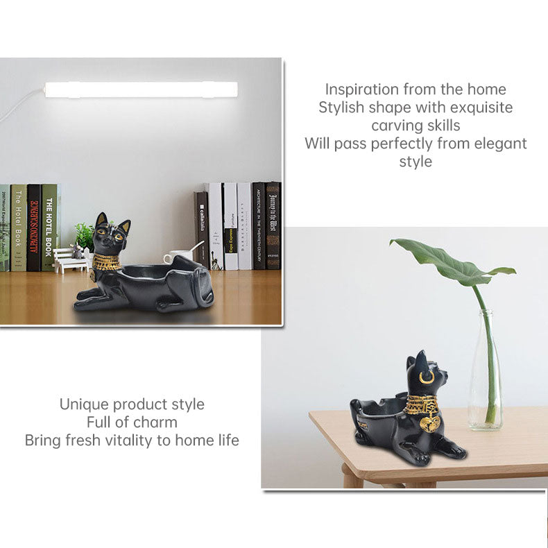 Egyptian Ashtray Ornament | Sculptural Desktop Decor