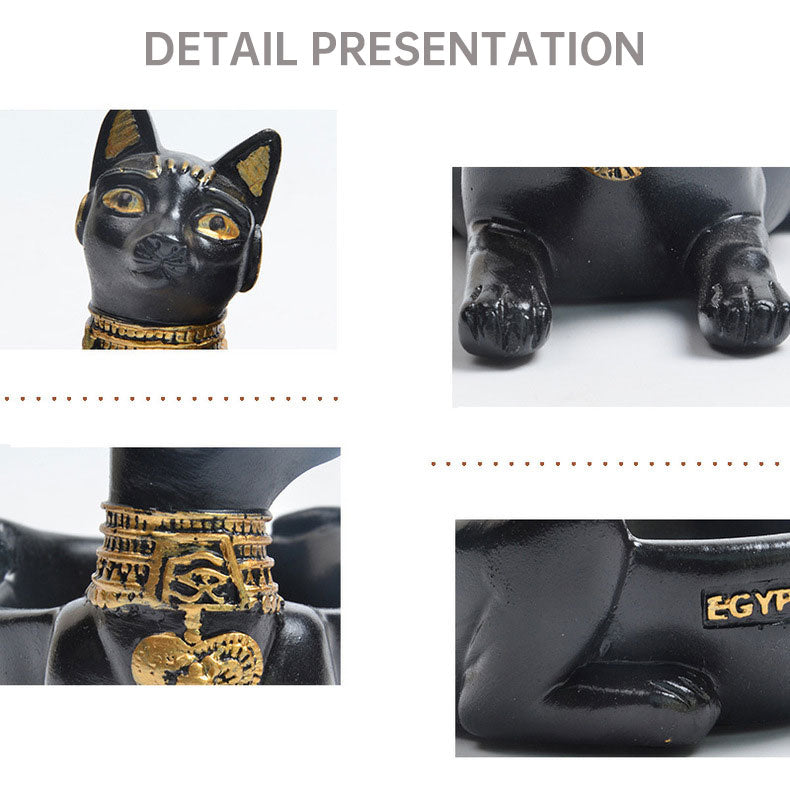 Egyptian Ashtray Ornament | Sculptural Desktop Decor