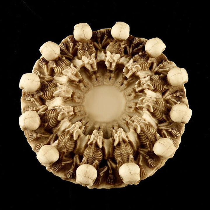 Skeleton Ashtray Gothic Home Decor Table Centerpiece