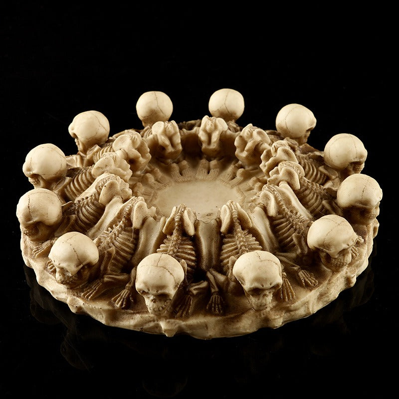 Skeleton Ashtray Gothic Home Decor Table Centerpiece
