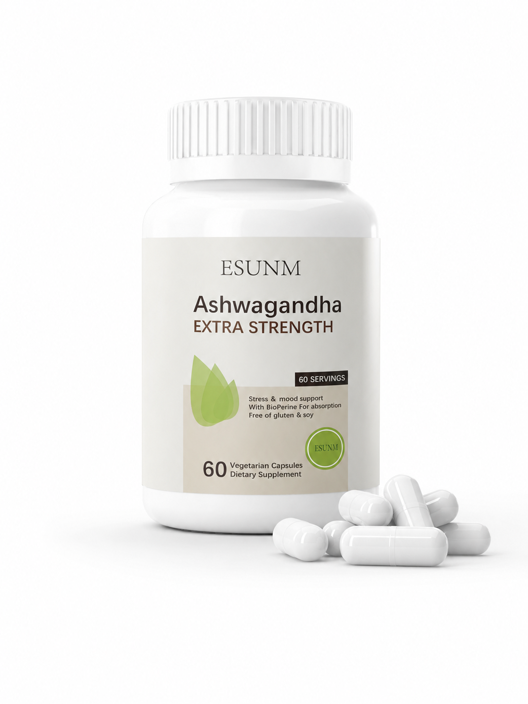 Ashwagandha Capsules Extra Strength — Natural Stress Relief