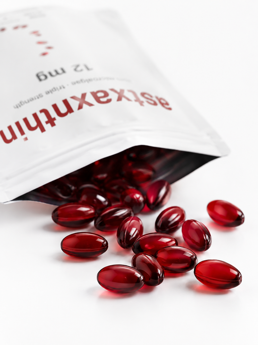 Astaxanthin Capsules — 12mg Pure Antioxidant, 4‑Month Supply
