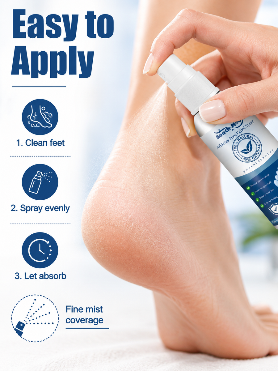 Athlete’s Foot Spray - Natural Relief for Itchy, Gray Nails