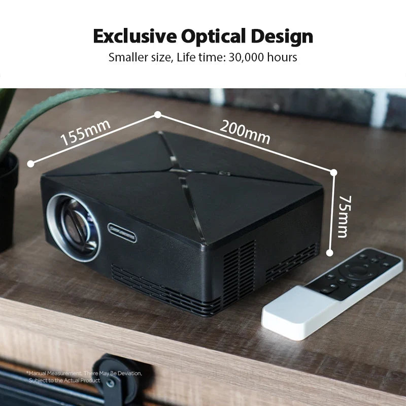 Portable 720p Mini Projector for Movie Nights & Gaming