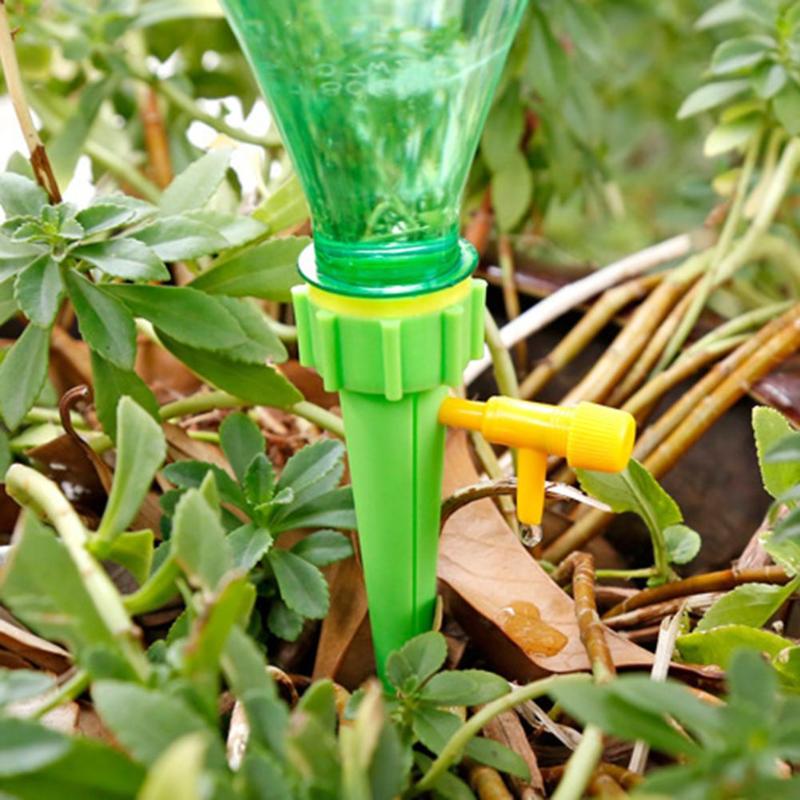 Plant Watering Stakes: Adjustable Bottle Drip Irrigation