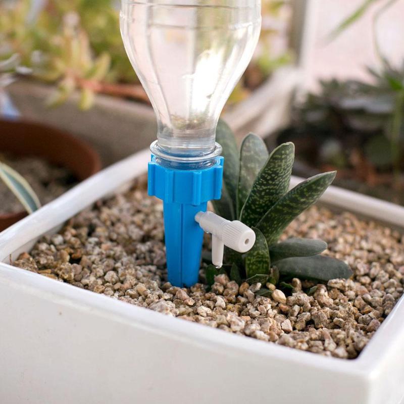 Plant Watering Stakes: Adjustable Bottle Drip Irrigation