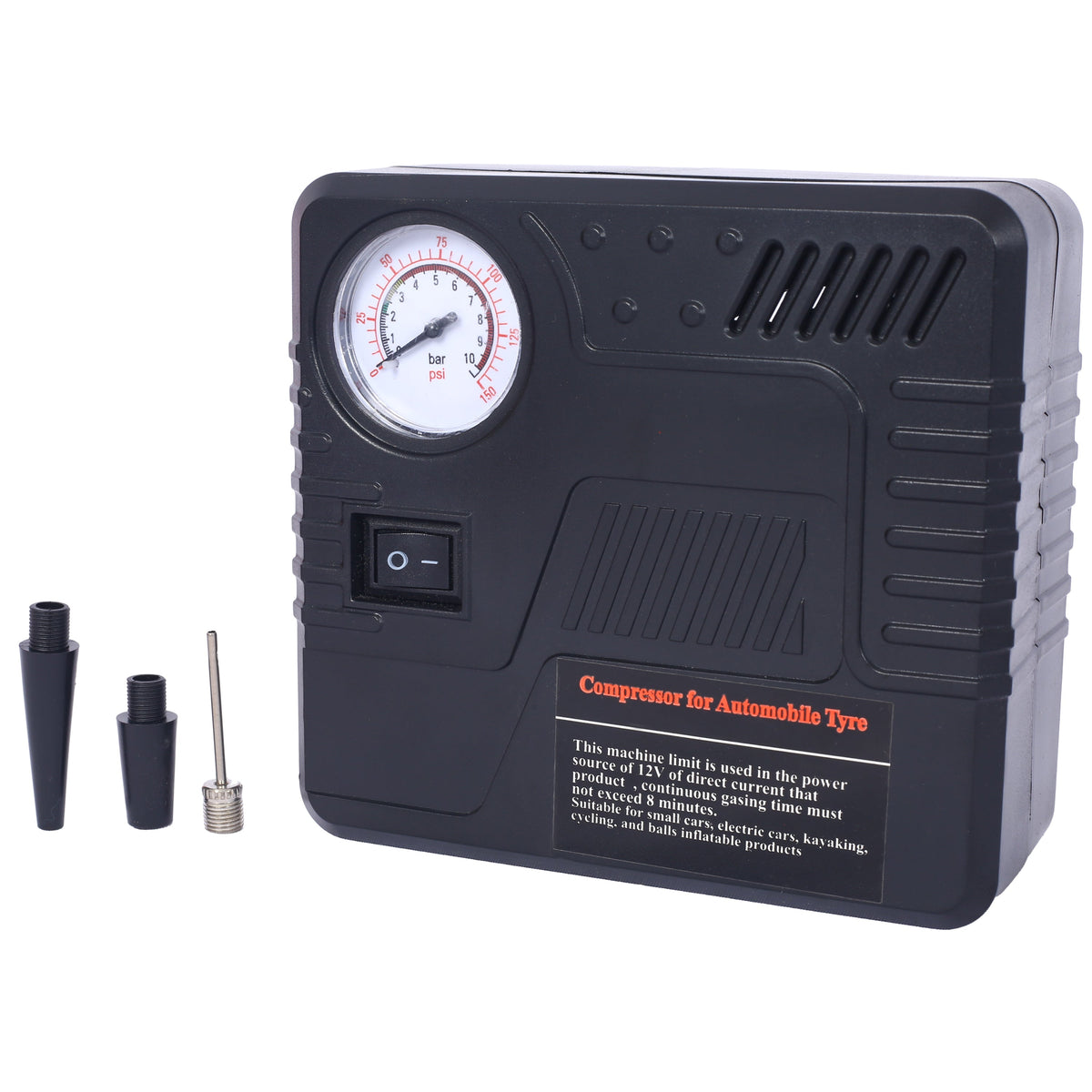 Emergency Car Kit with Air Compressor & Jumper Cables