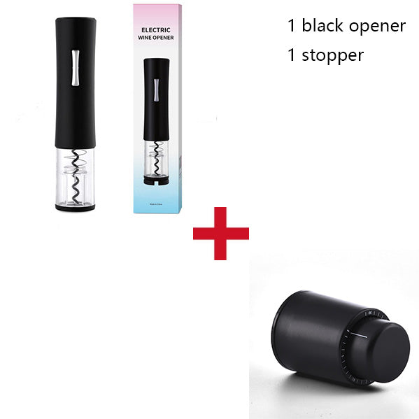 Electric Wine Opener with Foil Cutter & Auto Cork Pull