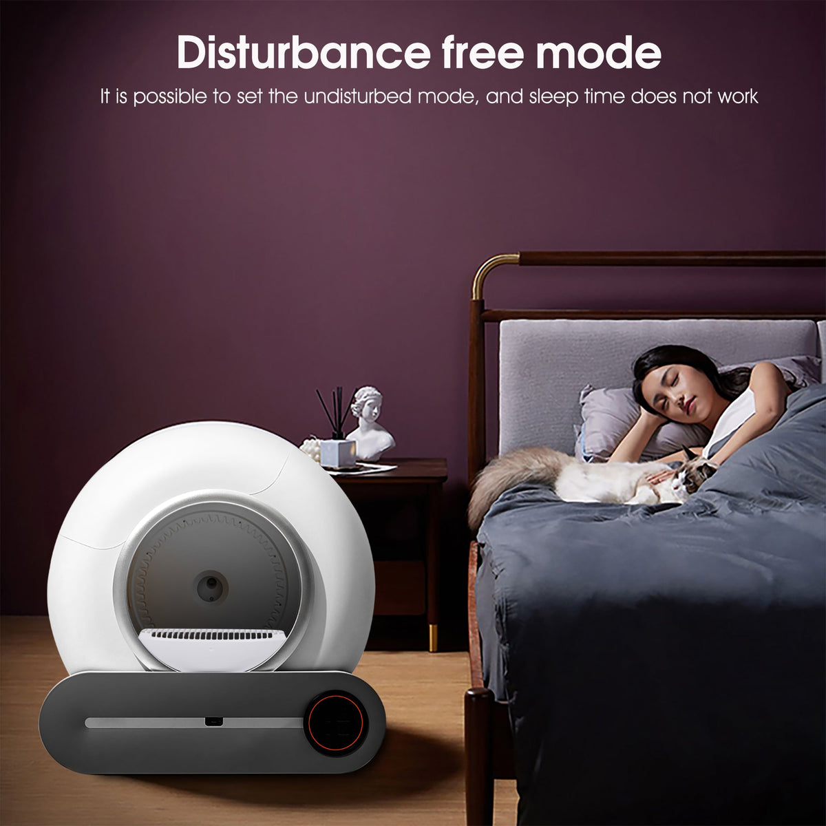 Automatic Cat Litter Box With WiFi Remote Odor Control