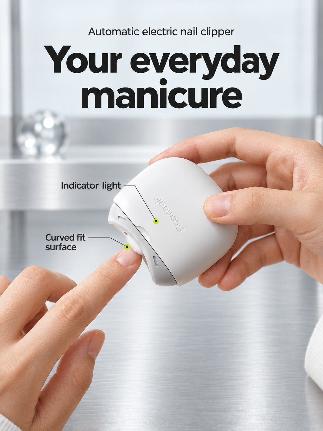 Automatic Electric Nail Clipper for Babies & Adults