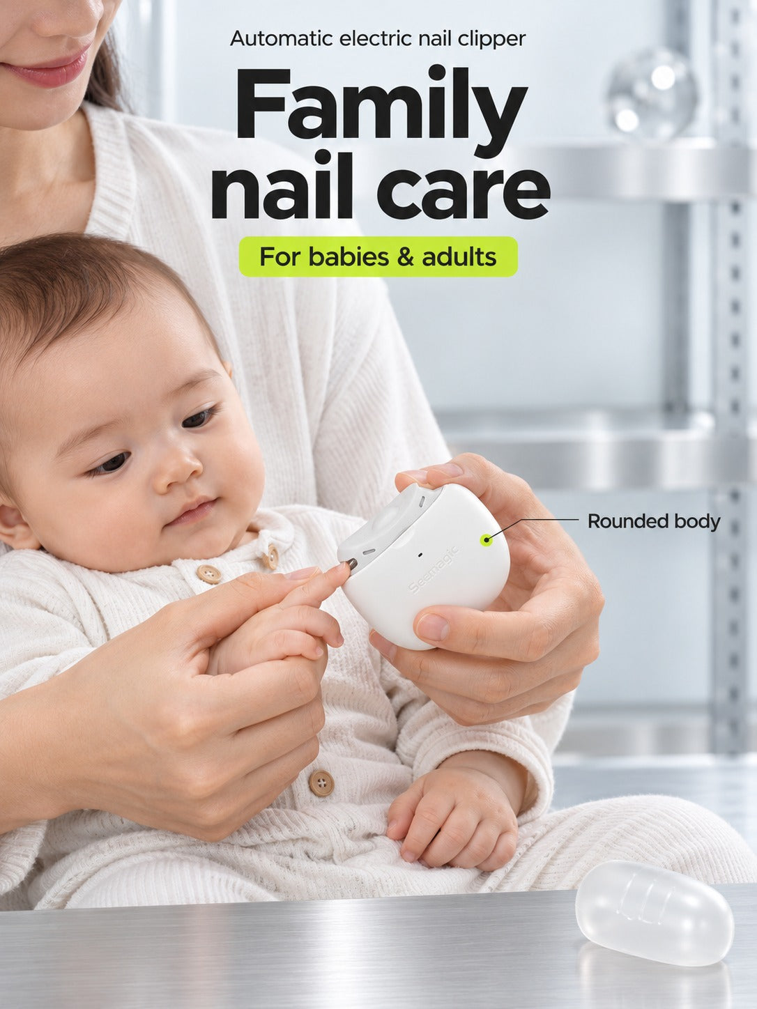 Automatic Electric Nail Clipper for Babies & Adults
