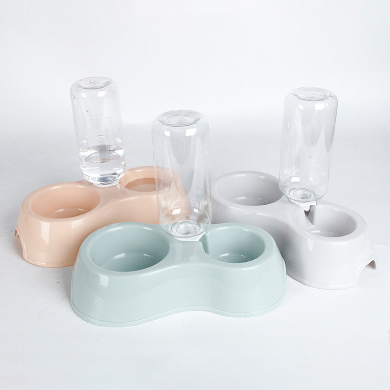 Automatic Pet Bowl With Self-Refilling Water Station