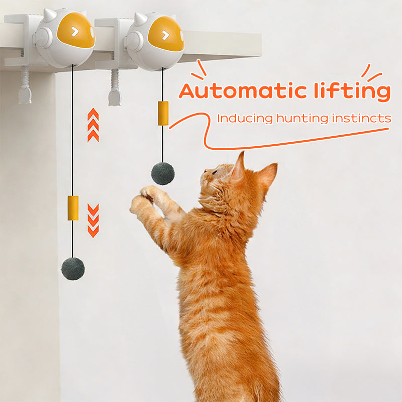 Automatic Interactive Cat Toy Ball for Hands-Free Play