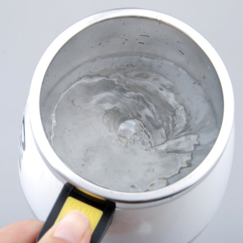 Self Stirring Coffee Mug With Magnetic Stirrer
