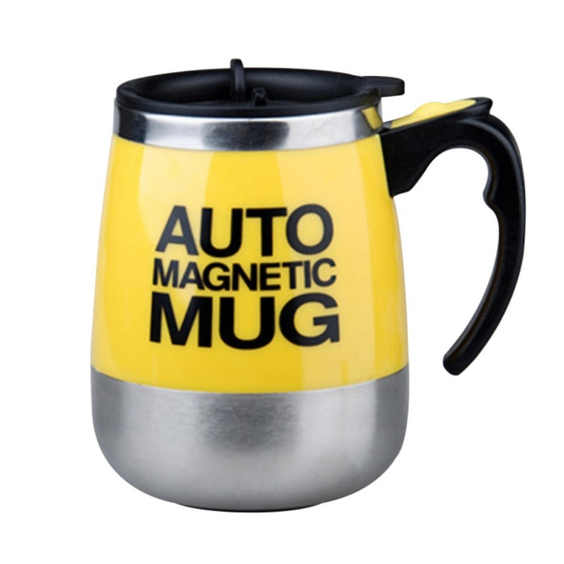 Self Stirring Coffee Mug With Magnetic Stirrer
